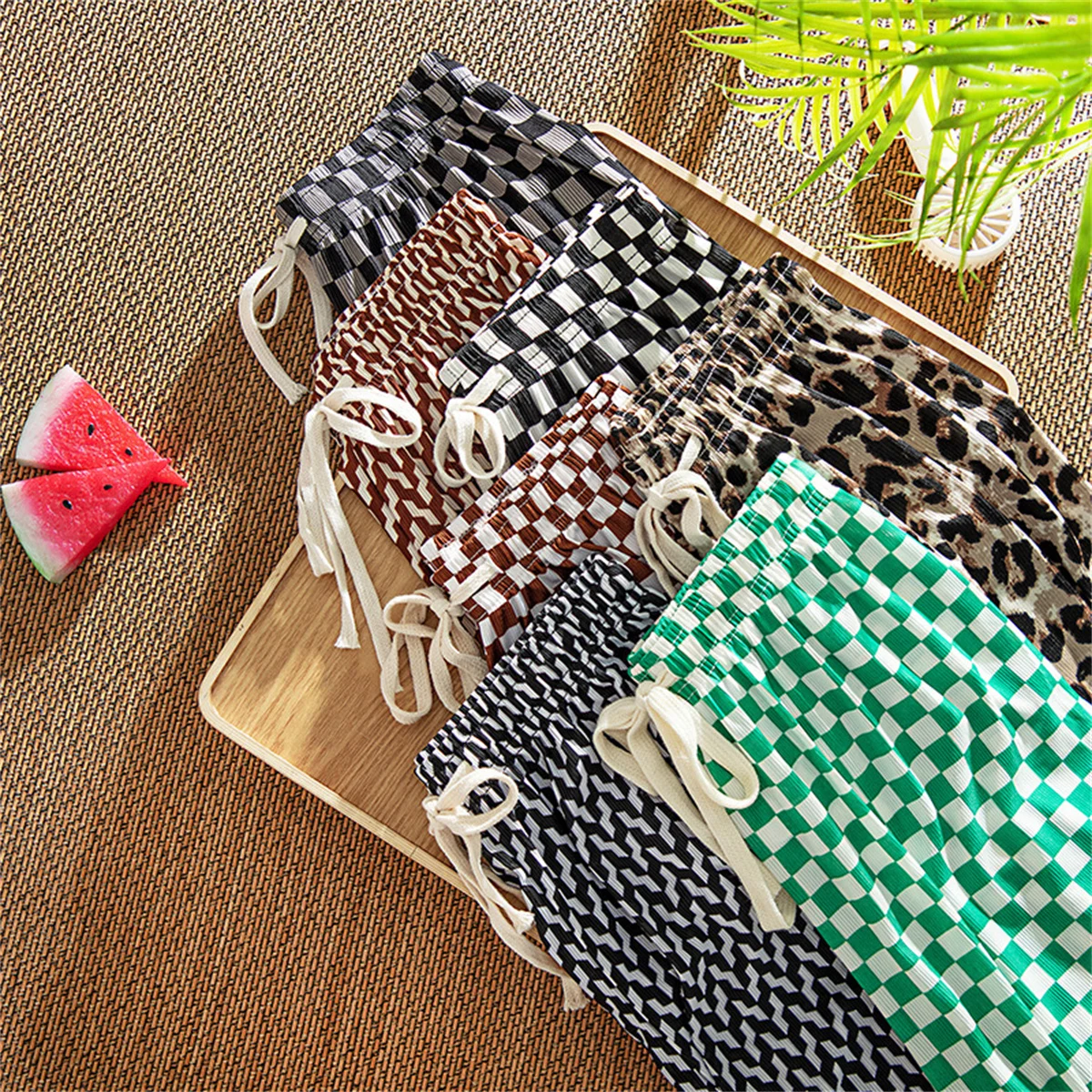 أسود البضائع منقوشة السراويل النساء عادية فاسق السراويل القوطية قلم رصاص Harajuku بناطيل كول موضة الهيب هوب فضفاض فتاة السراويل فام