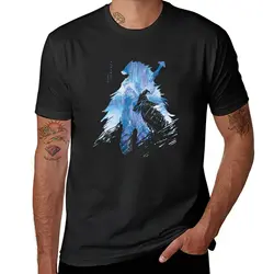 Wolf and The WItch: Blaidd and Ranni T-Shirt anime clothes plain mens t shirts
