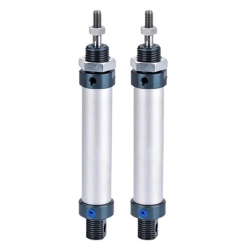 Imagen 2 del producto Mini cilindro neumático serie MAL16, 16mm de diámetro, 25/50/75/100/125/150-500mm de carrera, cilindro de aire de aleación de aluminio de doble efecto