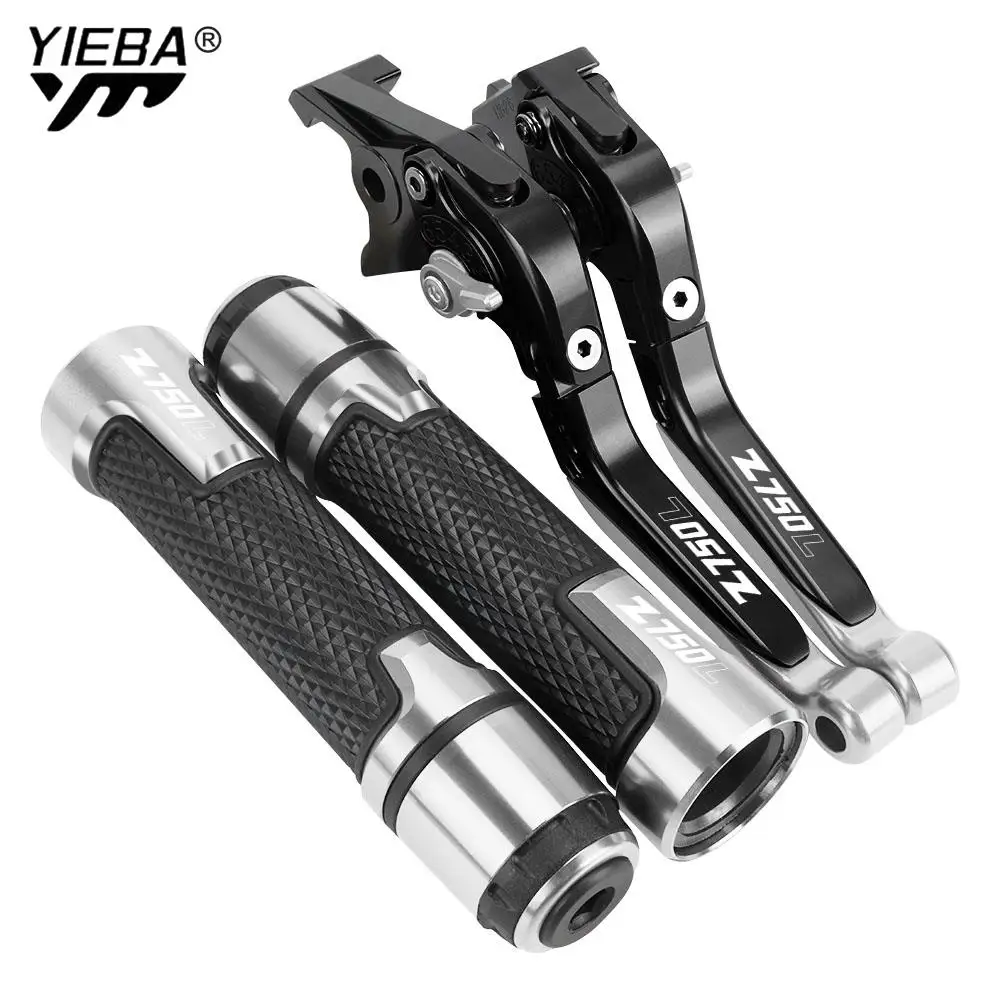 

Z 750L Motorcycle Parts Folding CNC Moto Adjustable Clutch Brake Levers Handbar End Grips FOR KAWASAKI Z750L 2007 2008 2009 2010