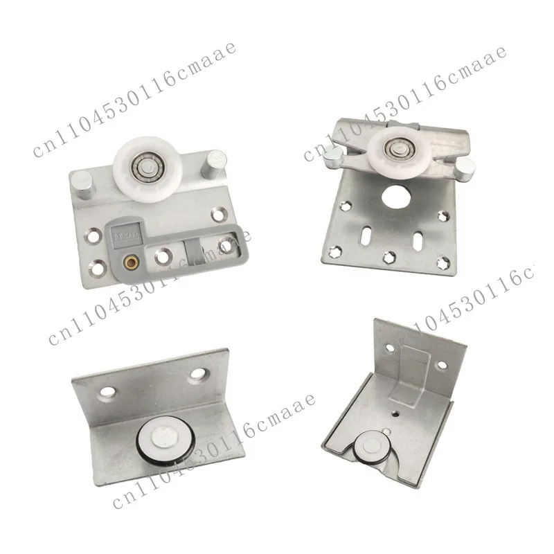 External door wheel accessories, wardrobe sliding door hanging wheel E008 hanging track wheel, sliding door pulley hot sale