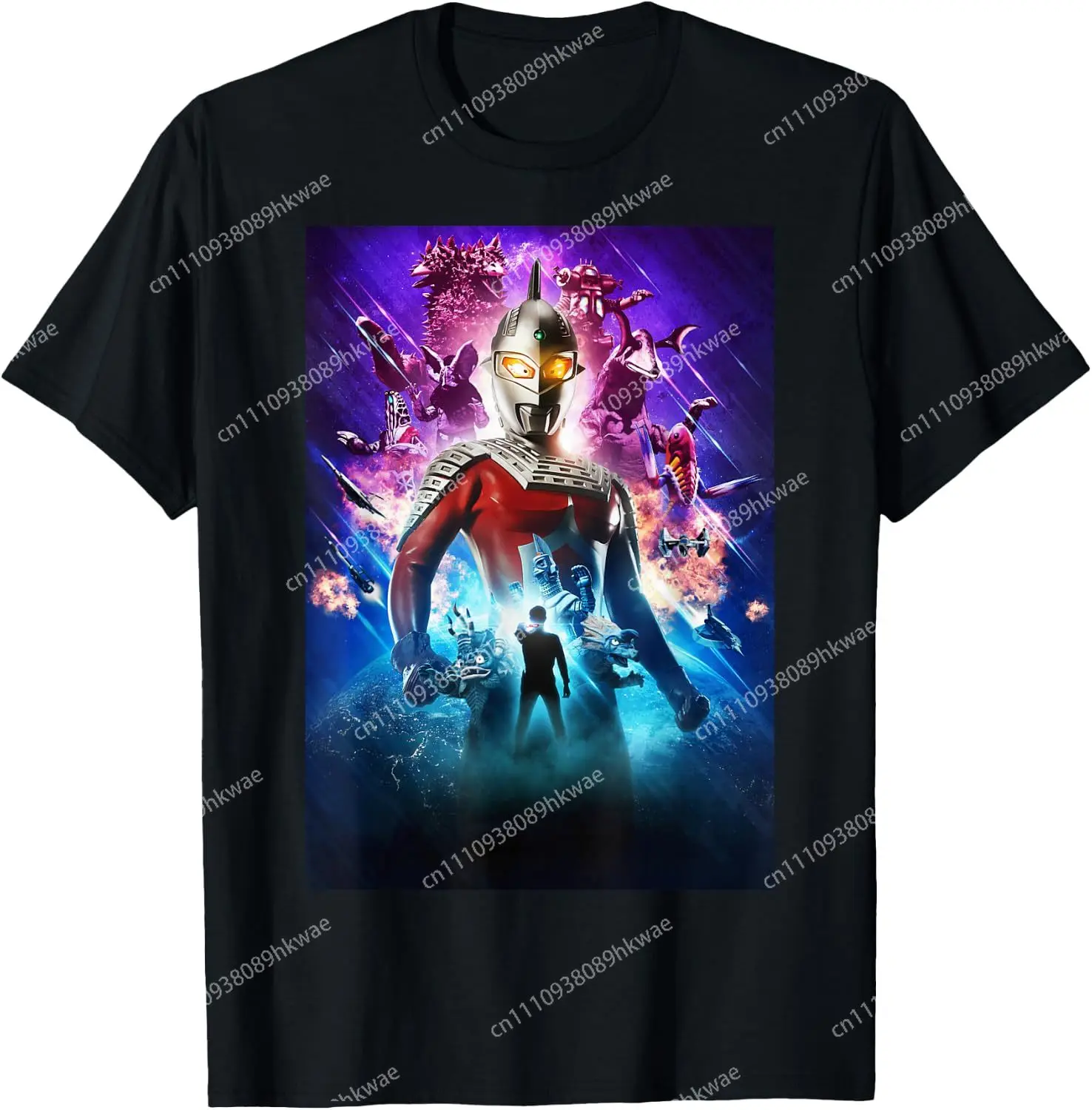 ULTRASEVEN (Ultraman Series) Poster Visual Design A Fashion Casual Funny T-Shirt S-6XL Summer