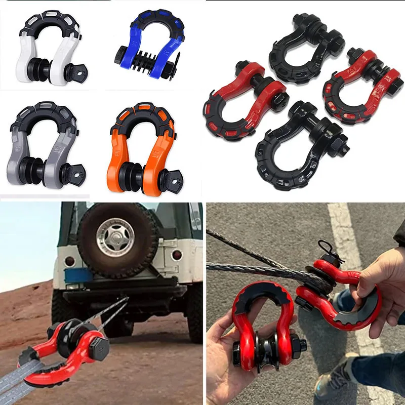 8T trailer shackle high-strength forged special shaped shackle off-road vehicle trailer shackle modified vehicle accessories