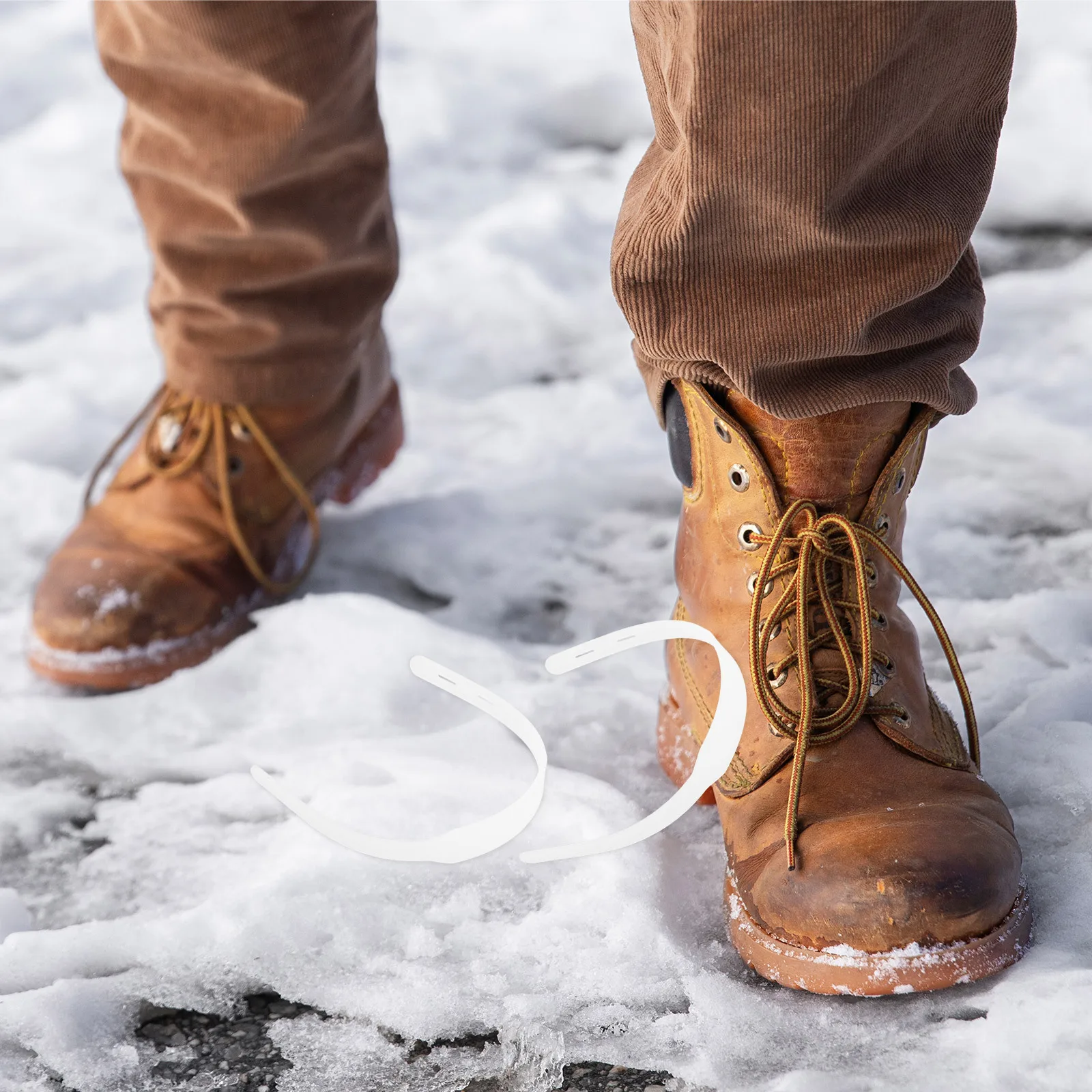 เชือกรองเท้าซิลิโคน 4 ชิ้น สำหรับรองเท้าผ้าใบ เชือกรองเท้ายืดหยุ่น ไม่ต้องผูก สำหรับรองเท้ากีฬา รองเท้าบูทหิมะ อุปกรณ์กลางแจ้ง ป้องกันการลื่น