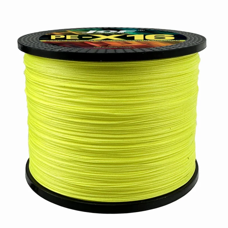 

JOF 16 Strands Fishing Line 300M Braided PE Strong Multifilament Durable Sea Saltwater Wire 11.3-91KG Anti-breakage Cord Pesca