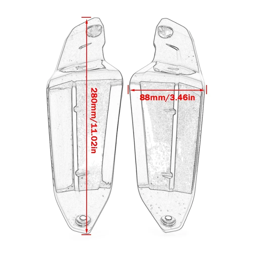 Handguards Hand Guard Extension Screen Shield Cover For HONDA XADV X-ADV 750 2021 CRF1100L Africa Twin Adventure Sports 2020 21
