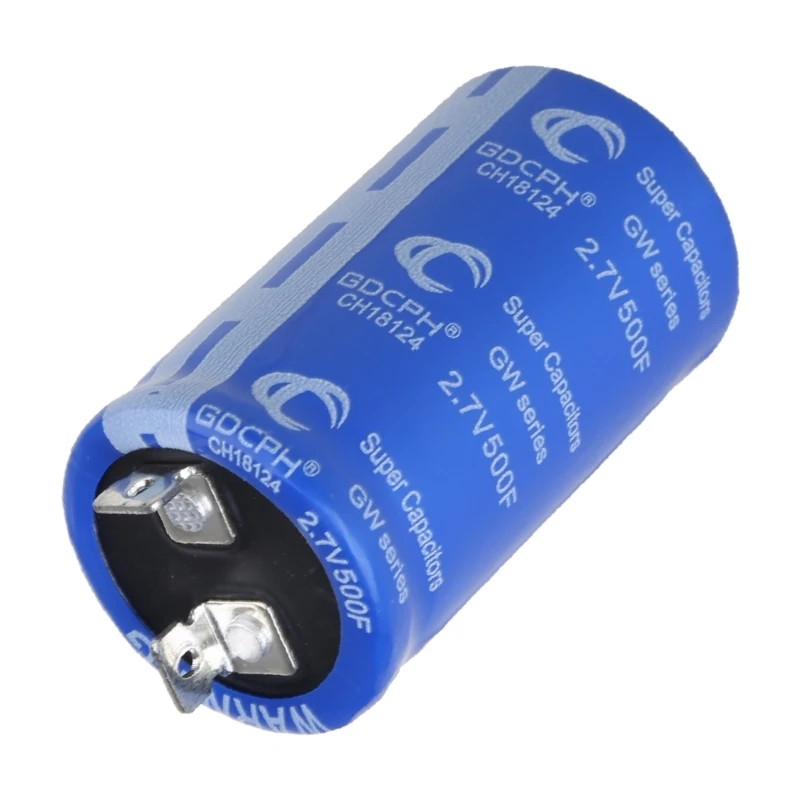 Super Capacitor 2.7V 500F for Automotive Rectifiers Super Farad Condenser