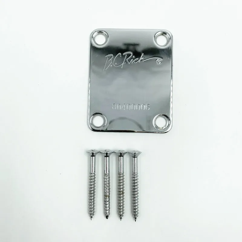 Korea Made BCRICH Original Electric Guitar Neck Plate with Sscrews one setsDifferent Series No.IN Metal