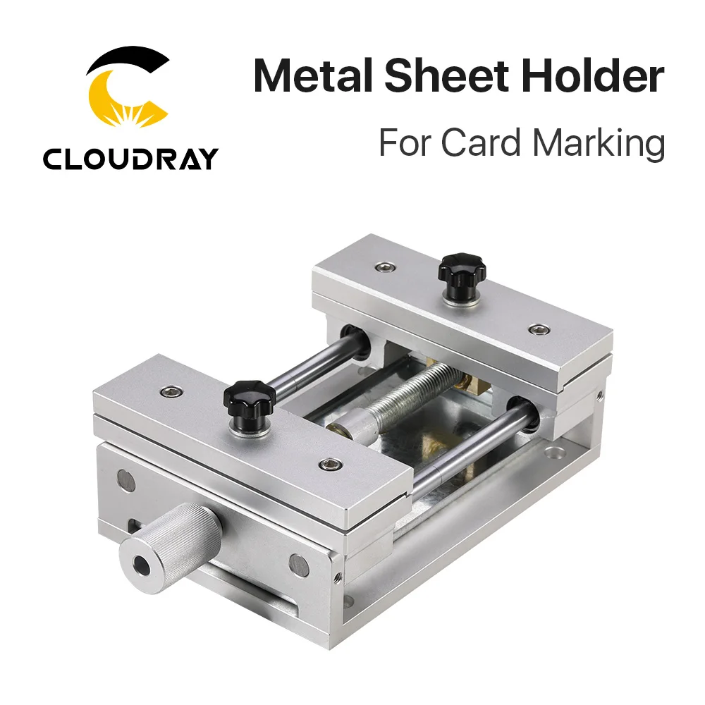 

Cloudray Fiber Marking Metal Sheet Holder Marking Attechment Fixed Bracket Metal Fixture for Laser Marking Machine Card Marking