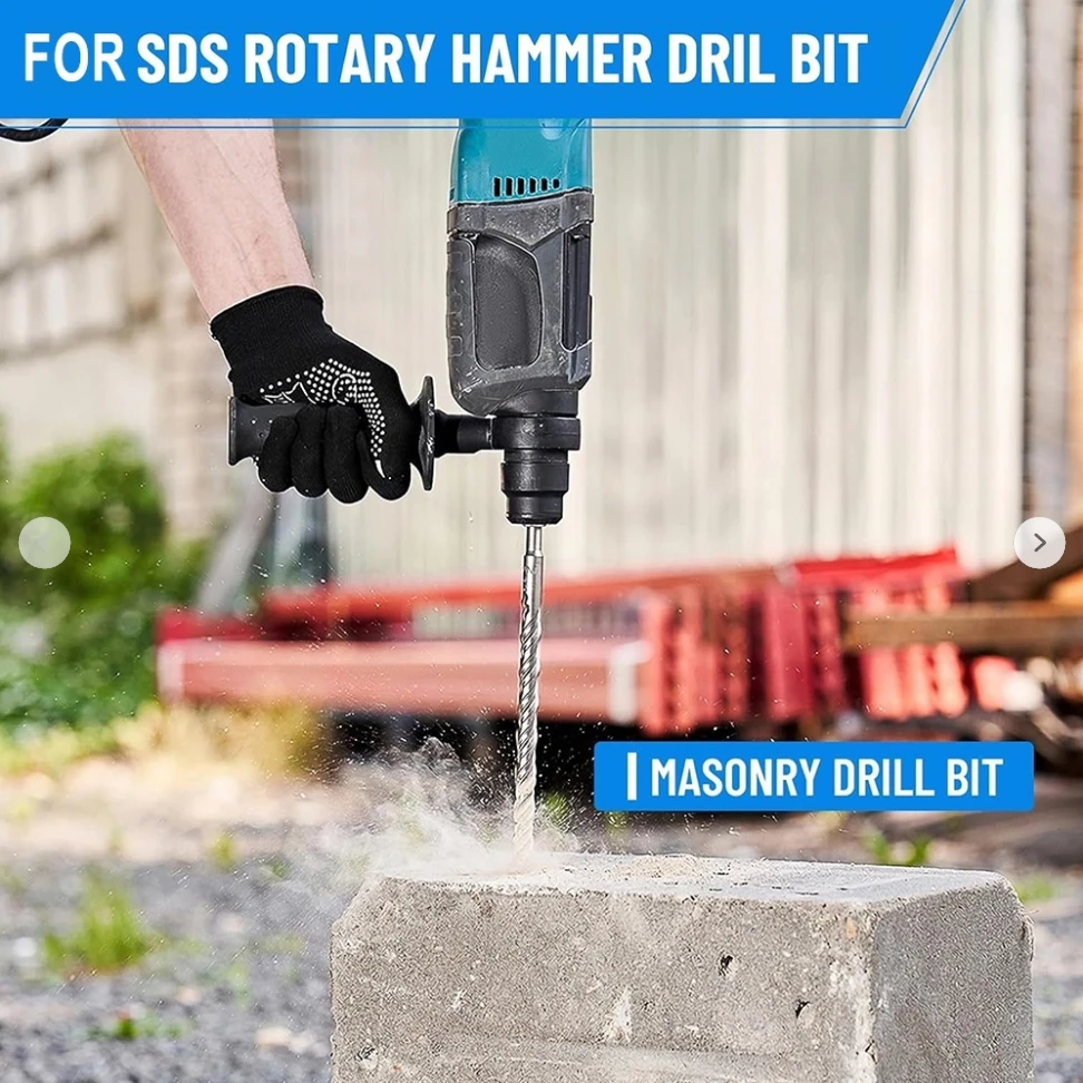 

Сверхмощный отвертка для заземляющего стержня SDS-Max T-Post, совместимый с инструментом для крупных молотков, сверло из кованой стали