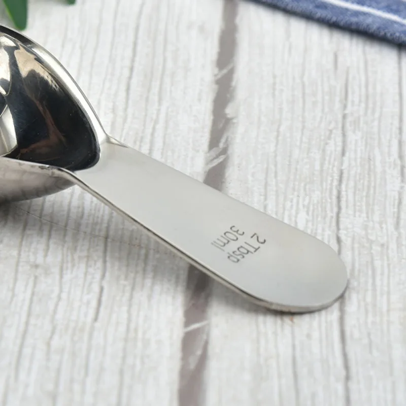 Stainless Steel Measuring Spoon With Engraved Measuring Spoon Set Flour Measuring Spoon Milk Powder Spoon Coffee Spoon Kitchen