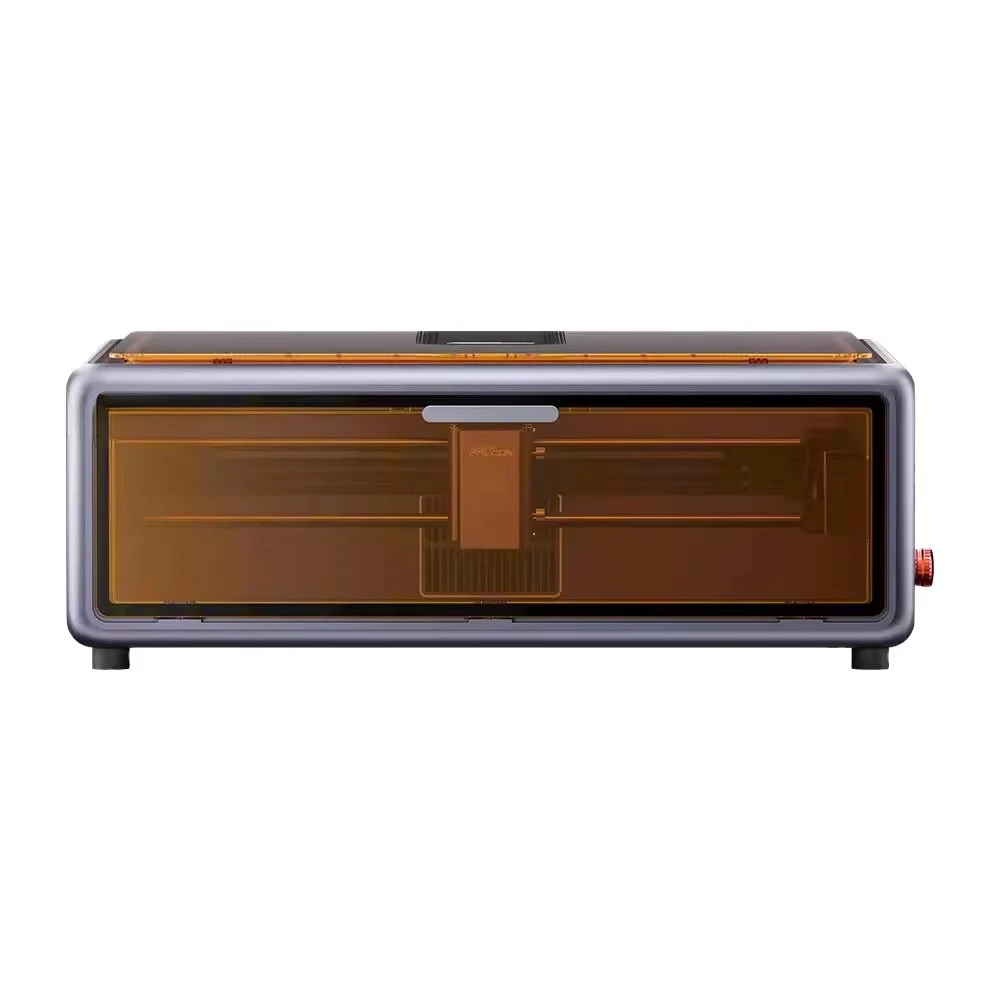 A1 20W Enclosed Fiber Engraver 268x358mm Diode Cutter for Wood/Leather/Plastic CO2 Mode Class 1 Safety Automatic AI Control
