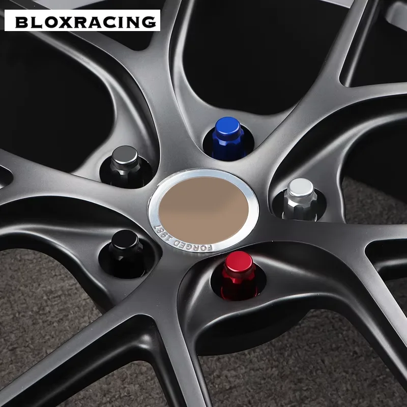 16/20Pieces 7075 aluminum alloy forged wheel lightweight anti-theft nut, m12 * 1.5 m12x1.25 suitable for Subaru, Honda, Ford