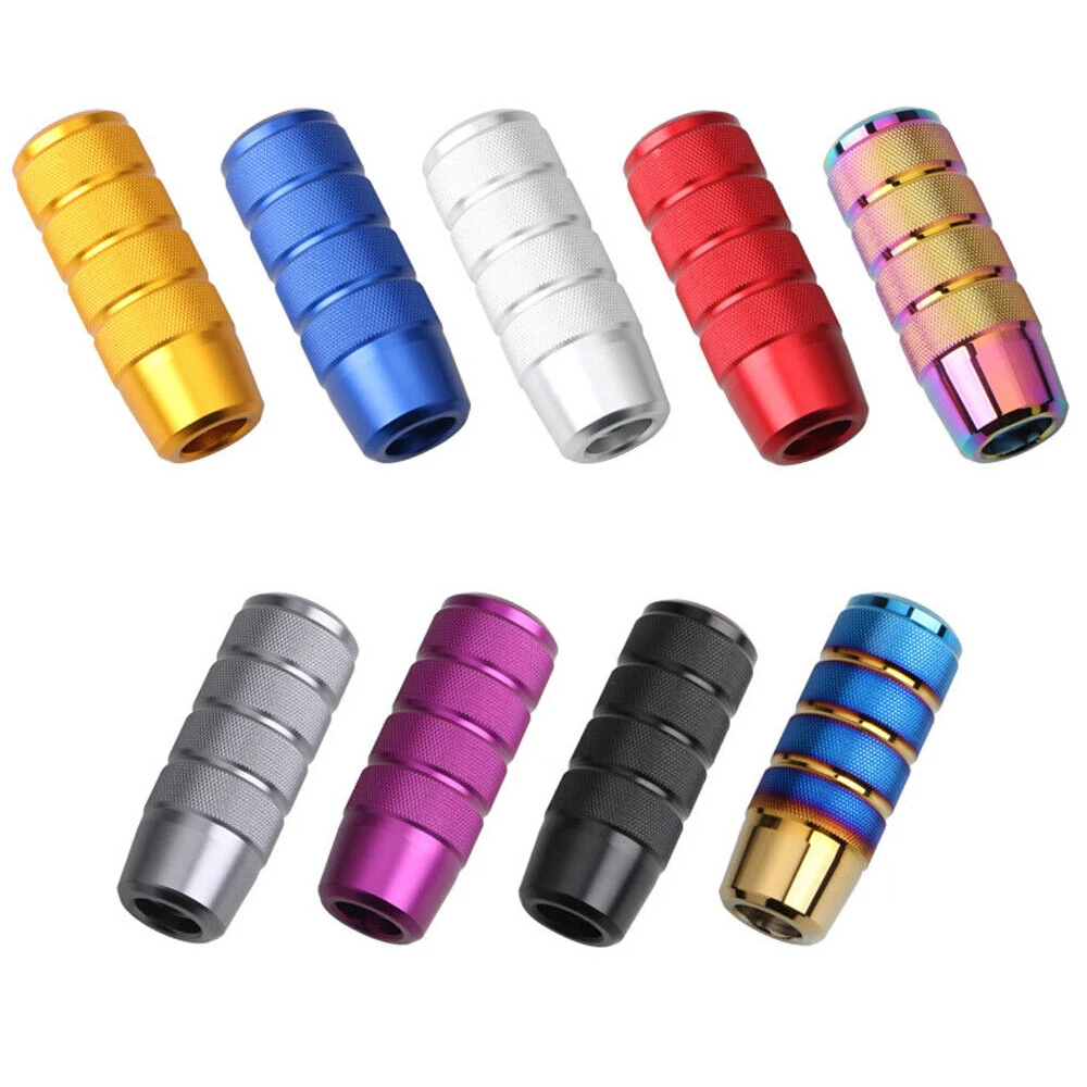 

1 Pieces Multicolor 9.5cm Metal Alloy Manual Transmission Shift Knob Car Non-slip Shift Lever Universal