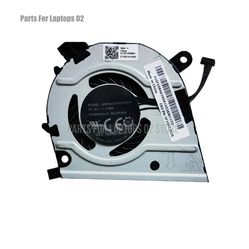 p Laptop CPU + GPU Cooling Fan for Lenovo ThinkBook 13S G2 ITL 5F10S13926 DC 5V 0.5A