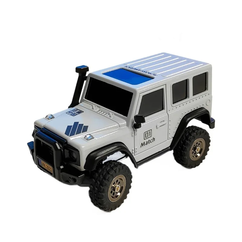 X43 Off Road 1/43 Mini Simulazione Veicolo da arrampicata a tempo pieno a quattro ruote motrici Allarme a bassa tensione Modello di telecomando Auto giocattolo