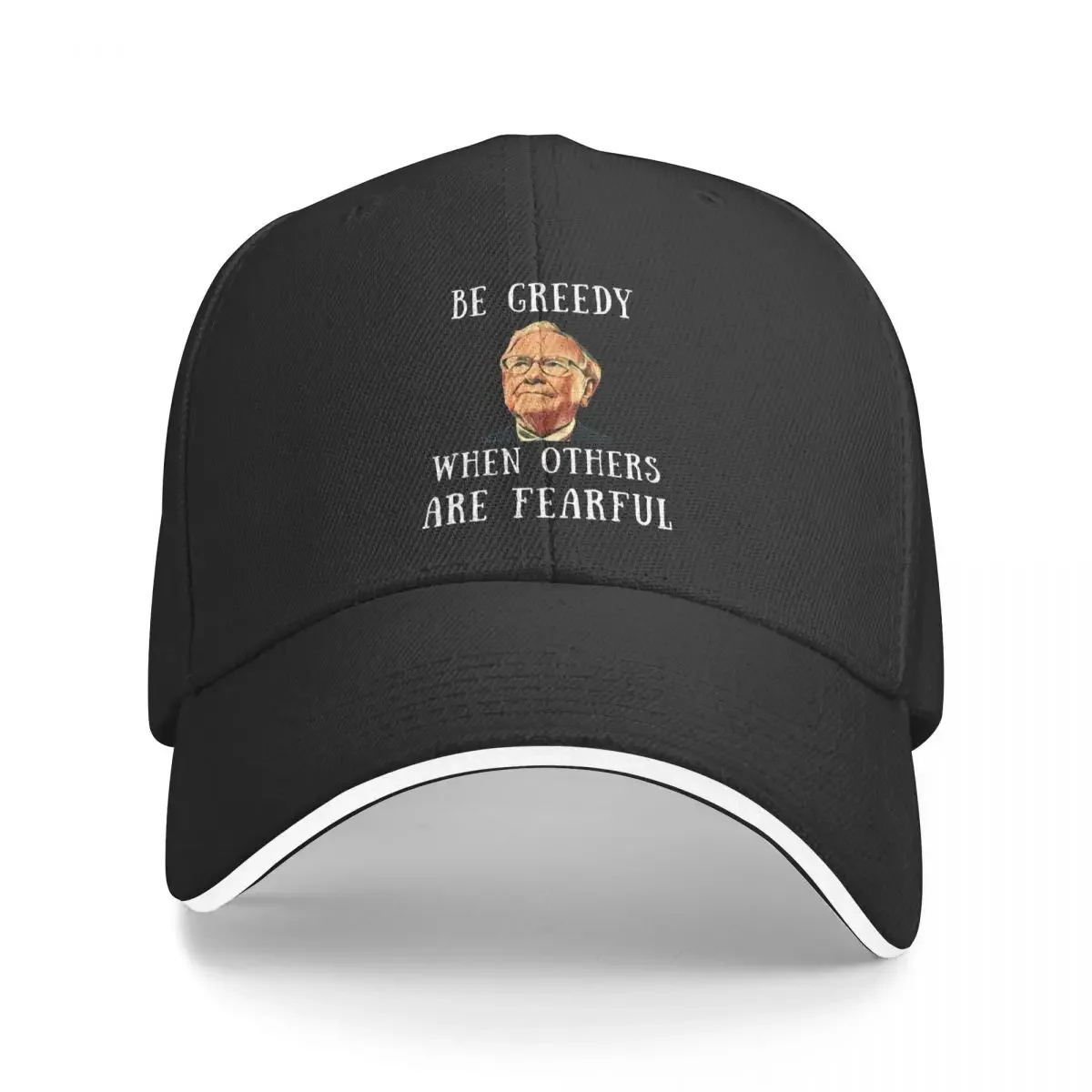 Berkshire Hathaway Warren Buffett Investing Quote Be Fearful When Others Are Greedy Awesome Baseball Caps Quality Unisex HatsHig