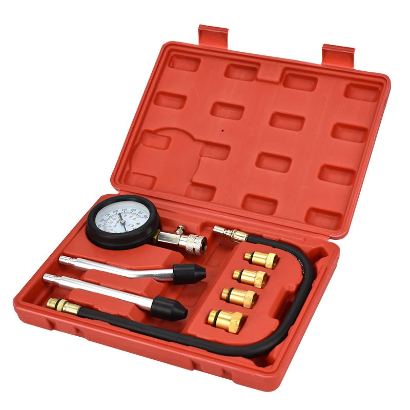 

Compression Tester Kit 0-300 PSI Petrol Gas Engine Cylinder Pressure Gauge Automotive Tool for Motorcycle Car Truck Tools