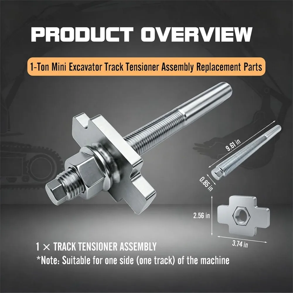 VEHO-Excavator Track Tensioner Assembly Replacement Parts For Compact Excavator Undercarriage