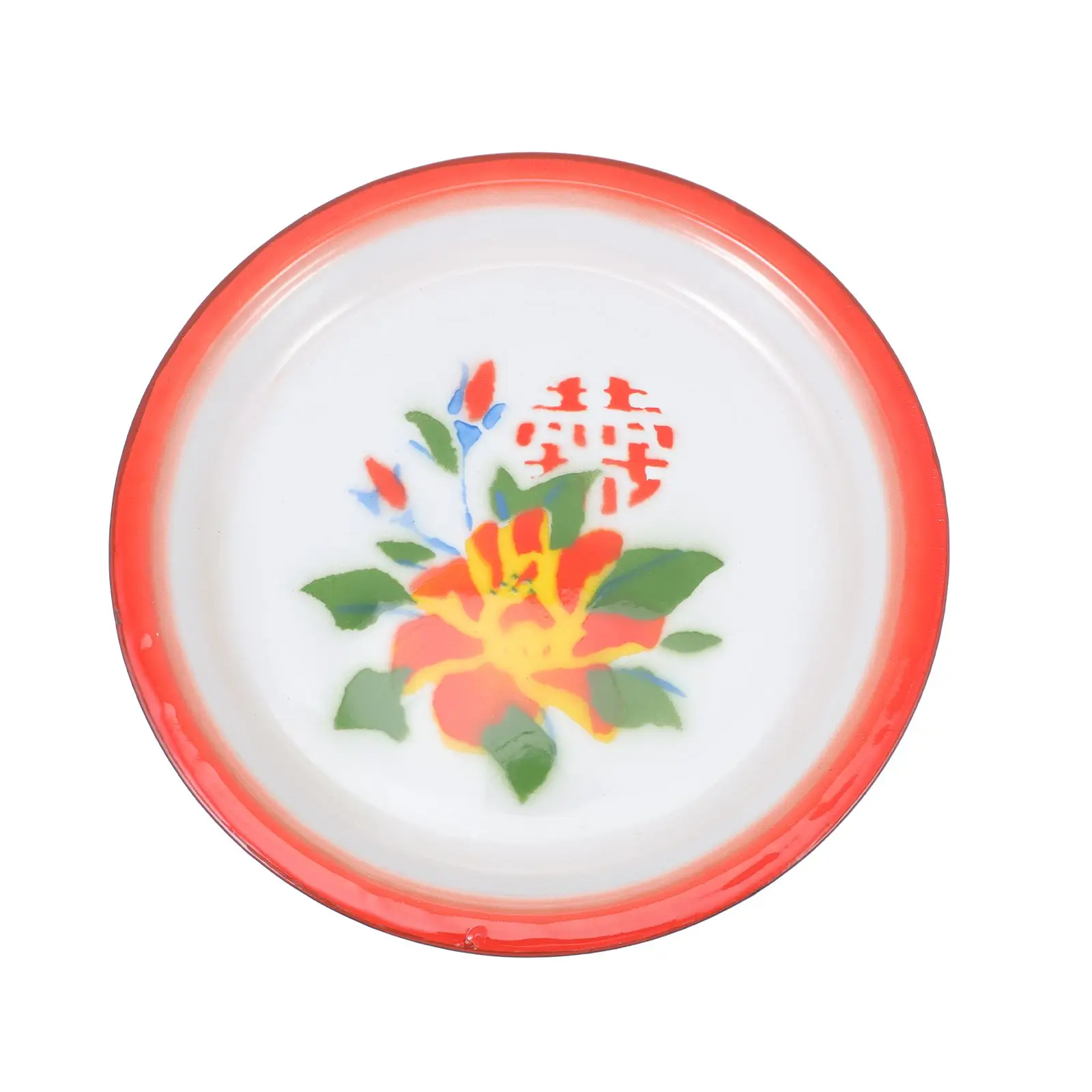 

Food Trays Tea Enamel Baking Plate Salad Fruit Retro Tableware Bowl Dish Handmade