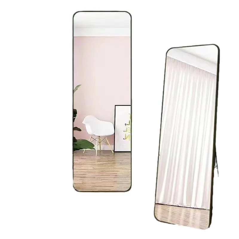 

Ultra-clear Full-body Mirror Full-length Mirror Home Student Dormitory Bedroom Live Broadcast Ins Wall Hanging Floor Dualpurpose