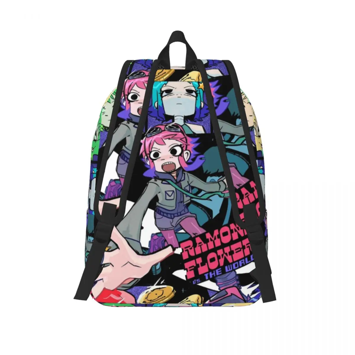 Scott Pilgrim Tira Série Anime para Adolescentes Escola Estudante Bookbag, Daypack, Elementary High College Caminhadas