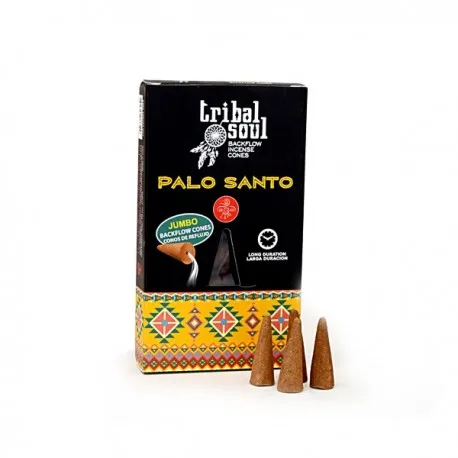 Reflux cones Palo Santo Tribal soul box with 10 cones.