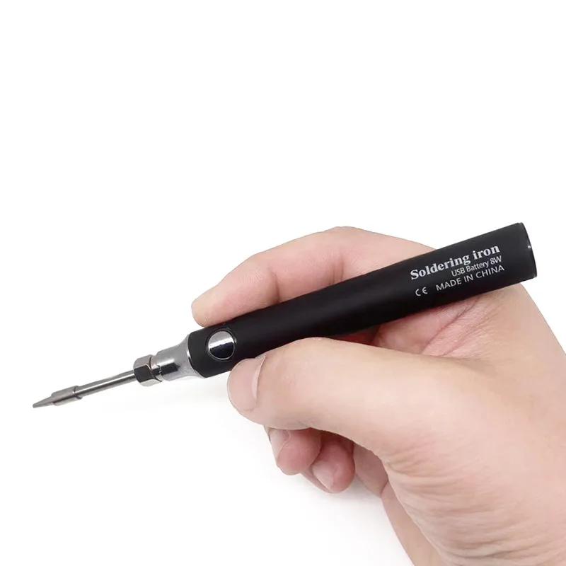 Wireless Charging Electric Soldering Iron USB 5V 8W Fast Charging Lithium Battery Portable Cordless Soldering Iron Kit