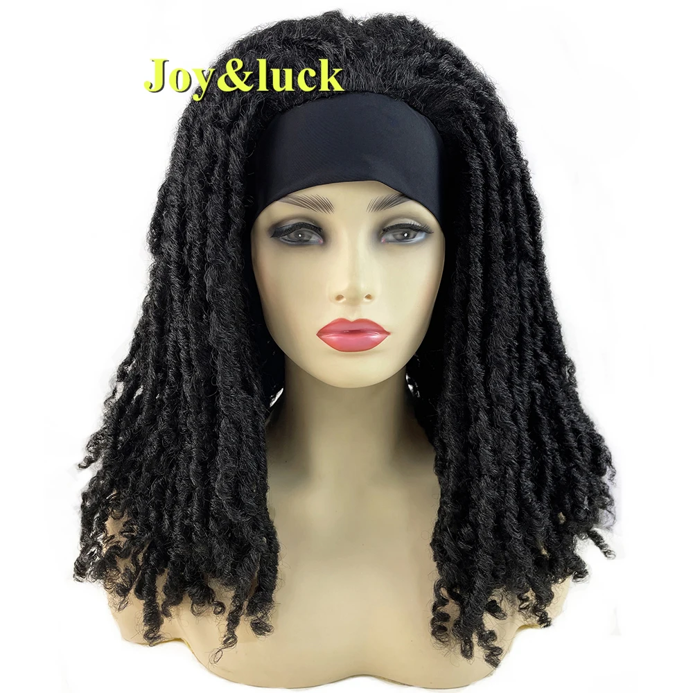 Synthetic Long Dreadlocks Headband Wig African Women Stylish High-Quality Dreadlocks Wig For Daily Use