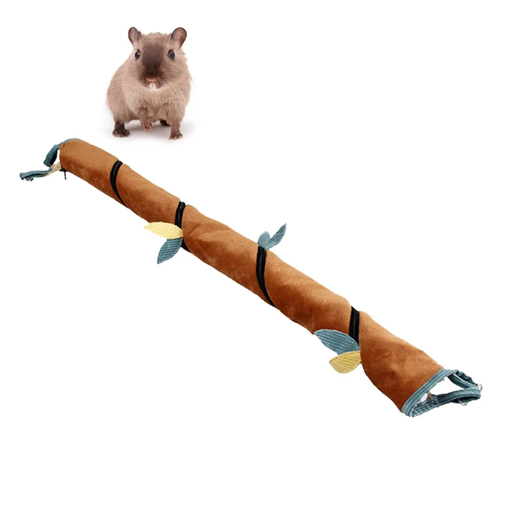 

Small Pet Warm Cotton Tunnel Nest Soft Comfortable Breathable House Cage Hamster Bed Rat Squirrel Gerbil Nest Hamster Bed