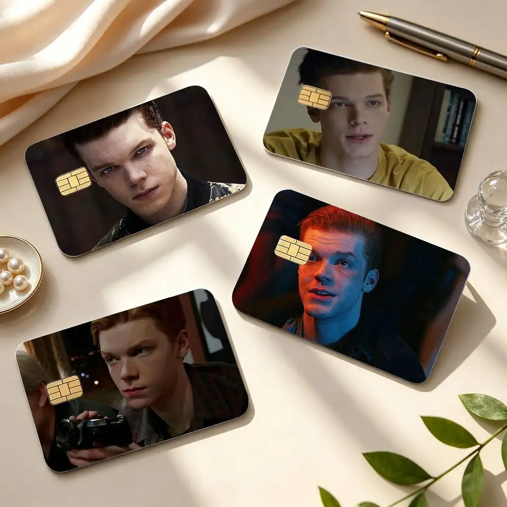 Cameron Monaghan S-Shameless HD Waterproof Credit Card Stickers Silicone Decals For Chip Game Cards Gift