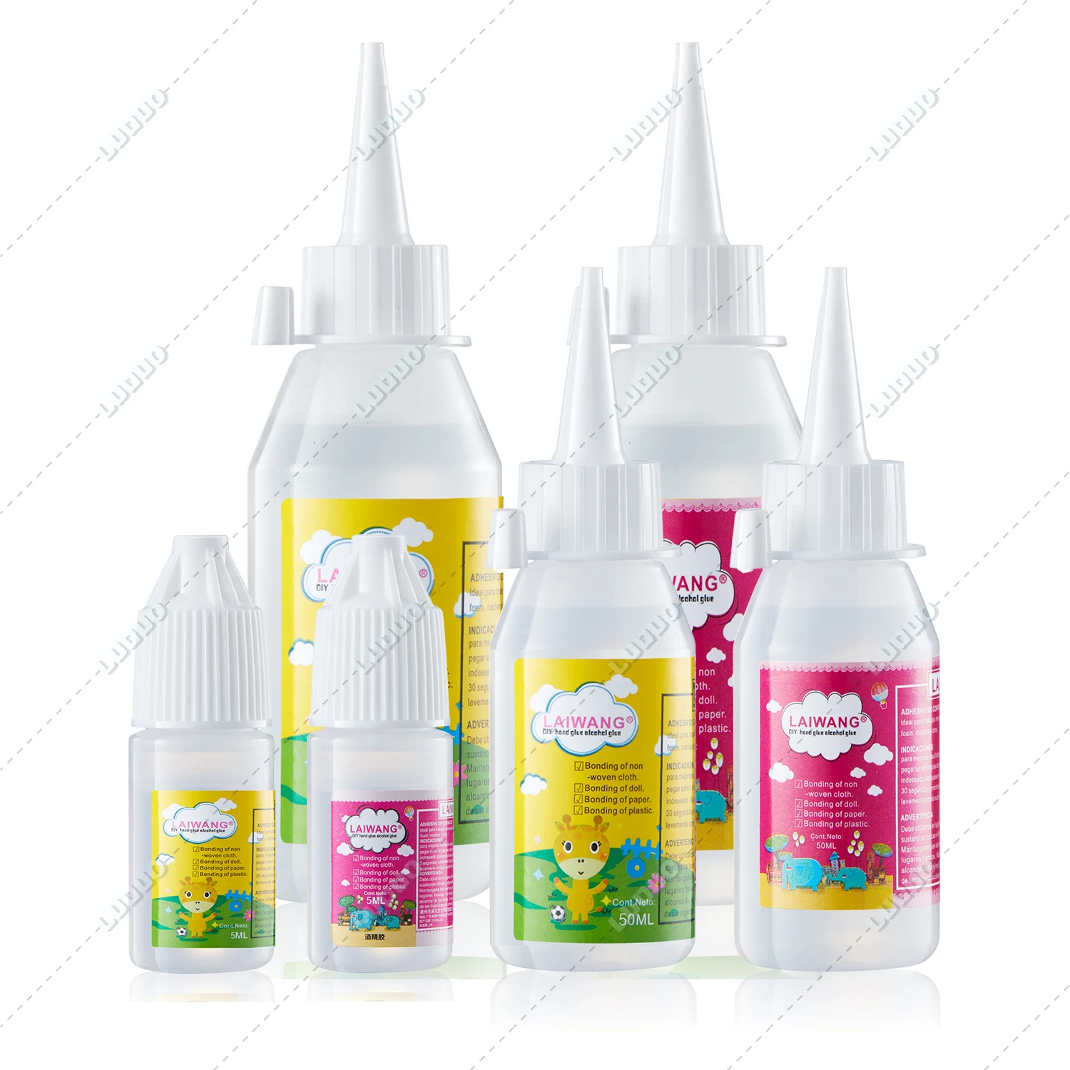 50g Instant Adhesive DIY Handmade Glue Clear Liquid Glue for Paper Plastic Quick-drying