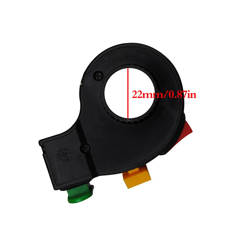 3 in1 Motorcycle Switch Electric Bike Scooter ATV Quad Light Turn Signal Horn ON/OFF Button for 22mm Dia Handlebars Motorbike