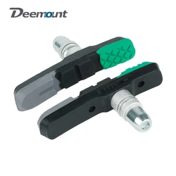 Deemount Triple Color V-Brake Pads MTB Mountain Bicycle Linear Pull V Clamp 70mm Blocks High Stopping Power All Weather Use