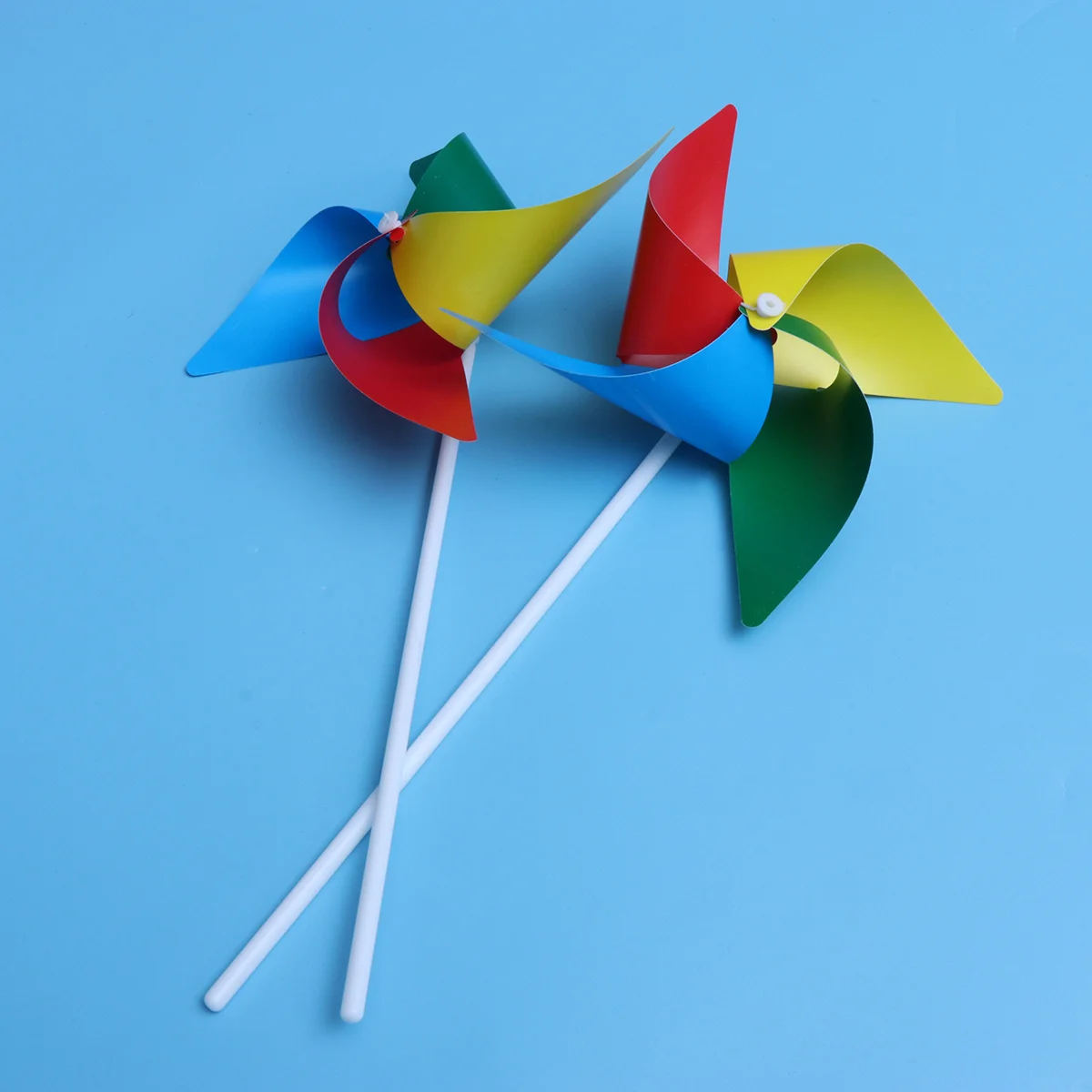 20 Pcs Plastic Windmill Colorful Pinwheel Wind Kids Toys for Kids Children Playing plastic windwill kids windwill