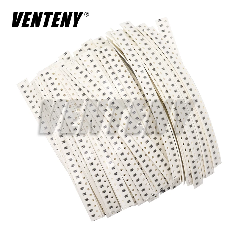 720pcs 5% 0603 0805 1206 SMD Chip Resistor Assorted Kit 1 ohm - 10M 36valuesX20pcs=720pcs Resistance Sample set