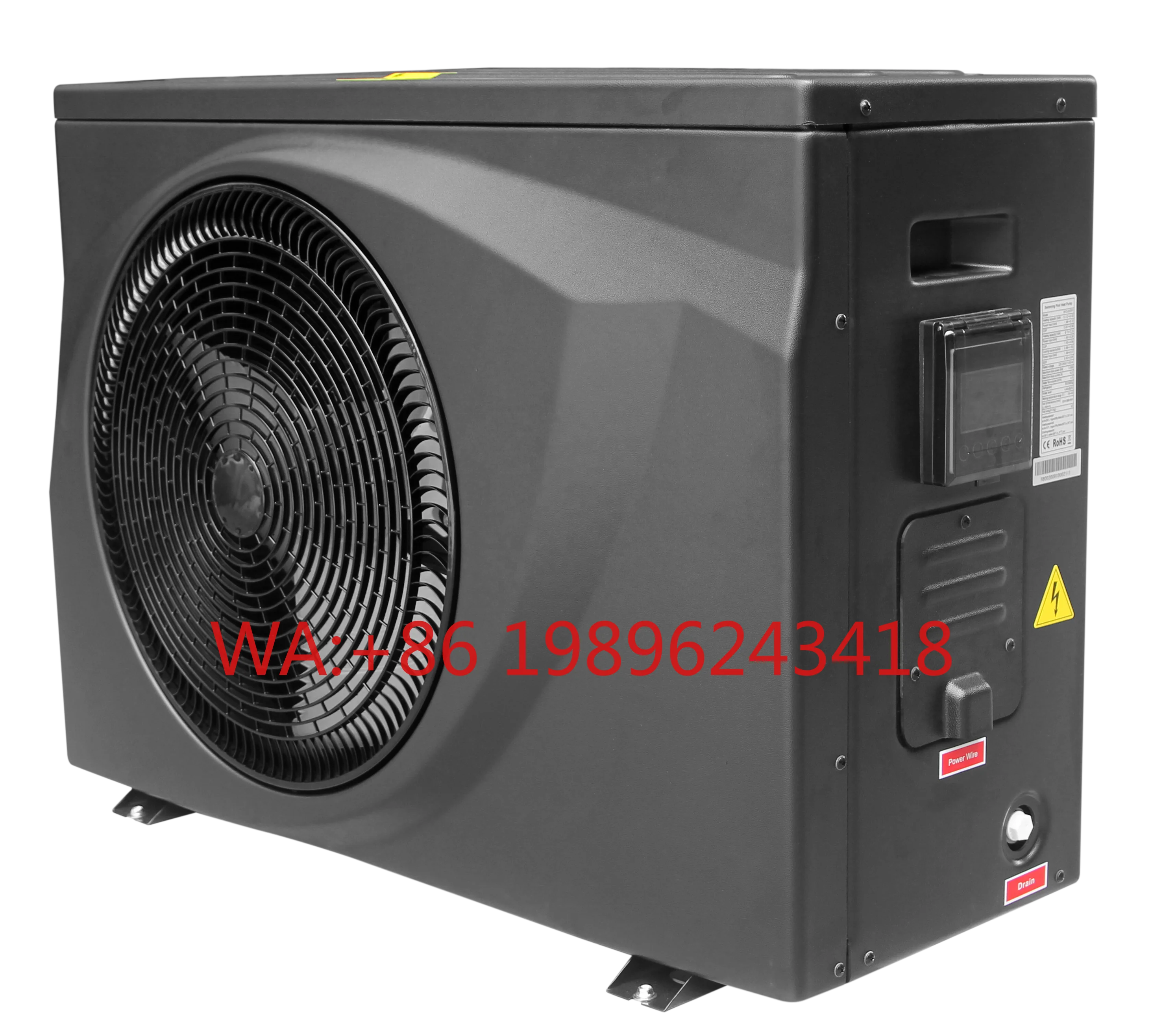

8KW Small Pool DC Inverter Swimming Pool Heat Pump with Wifi Controller