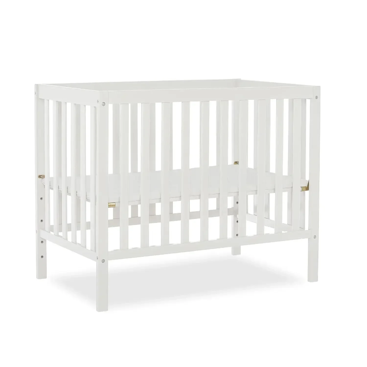 

Мини-кроватка-трансформер Edgewood 4-в-1 для младенцев, белая, с сертификатами GreenGuard Gold и JPMA, нетоксичная, компактный дизайн 40×25×33″, трансформируется