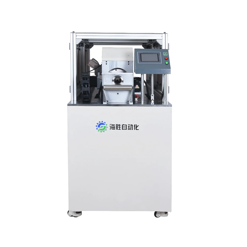 Automatic Single Wire Cable Manufacturing Line Machine - Stripping Cutting Slicing Peeling Charging G-un for Cable Production