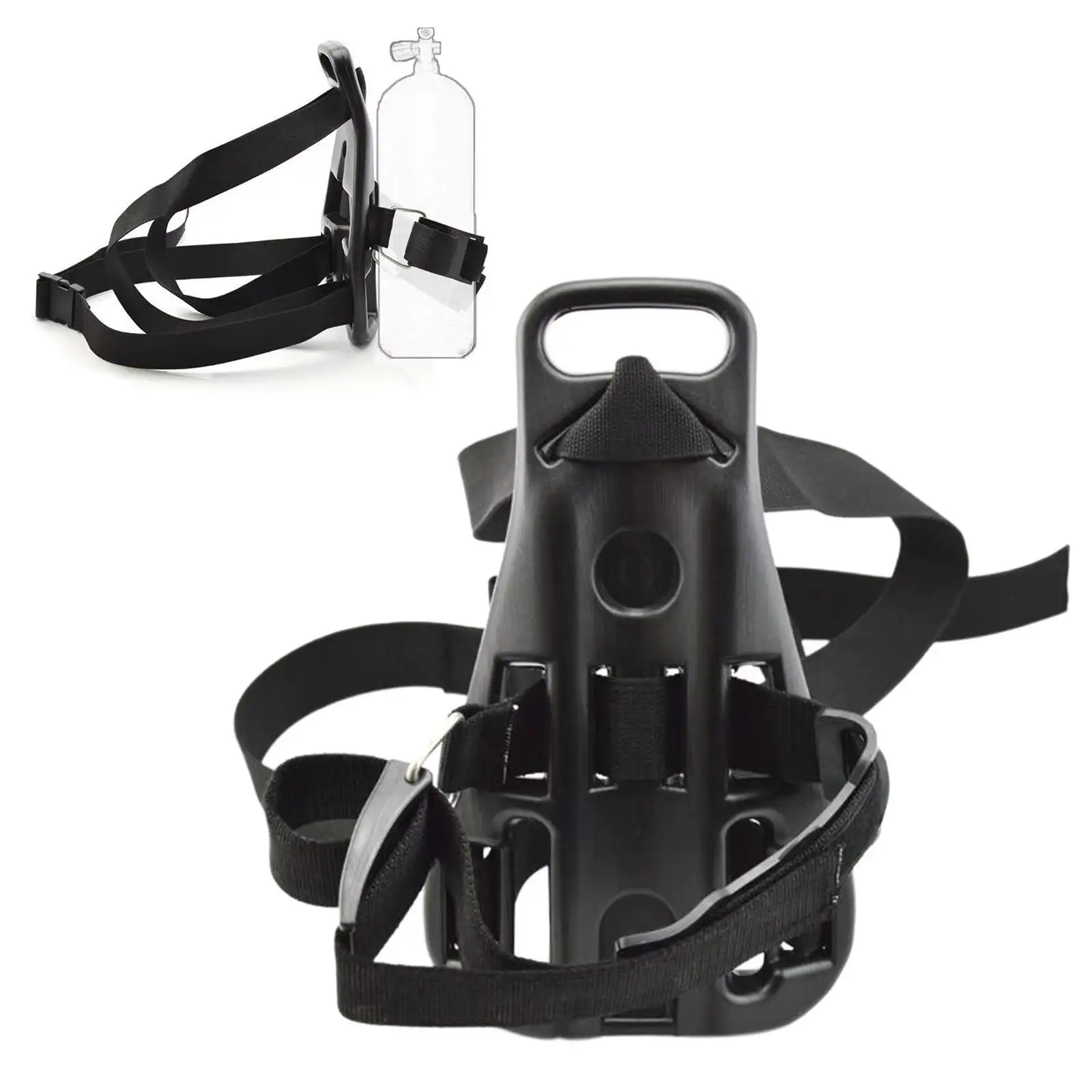 single-oxygen-bottle-support-bracket-diving-backpack-adjustable-scuba-cylinder-holder-for-professional-diving-gear