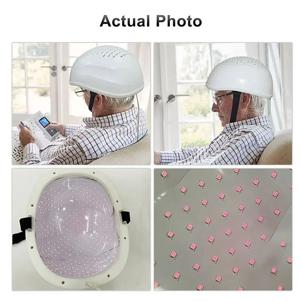 Alzheimer Treatment Brain Waves Helmet 15W 40Hz LED 810nm for Parkinson\'s Disease Dementia Stroke Autism 1-20000Hz Adjustable