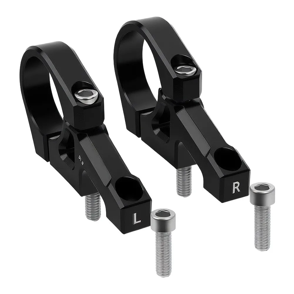 Image of Leichter Dual-Shoulder-Direktmontage-Fahrradvorbau 52mm CNC 6061 Aluminiumlegierung Lenkeradapter für Mountain-Downhill-Radfahren