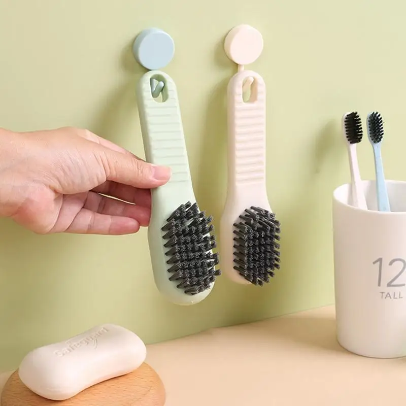 Laundry Brush Shampoo Adding Household Shoe Cleaner Brush Ergonomic Liquid Adding Shoe Cleaner Brush Clothing Board Brush For