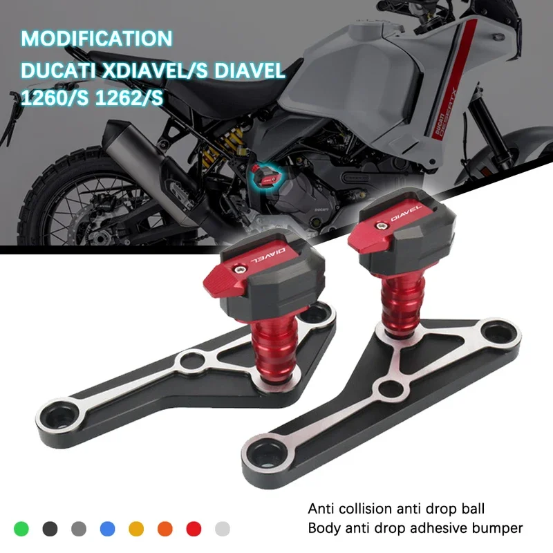 Motorcycle Falling Protection Frame Slider Fairing Guard Crash Pad Protector For Ducati XDiavel/S 2016-2018 Diavel 1260/S 19-23