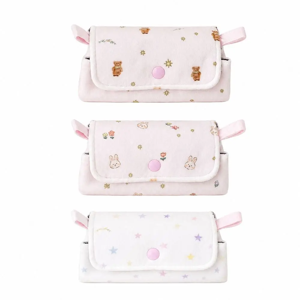 Multi Function Little Bear Pencil Case Rabbit Large Capacity Pen Bag Star Pencil Pouch Students