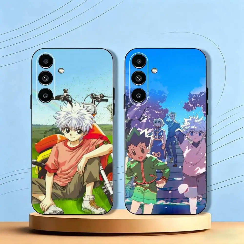 

Hunter Hunter A-Anime Phone Case For Samsung Galaxy A73,A72,A71,A70,A53,A52,A51,Others Soft Black Cover