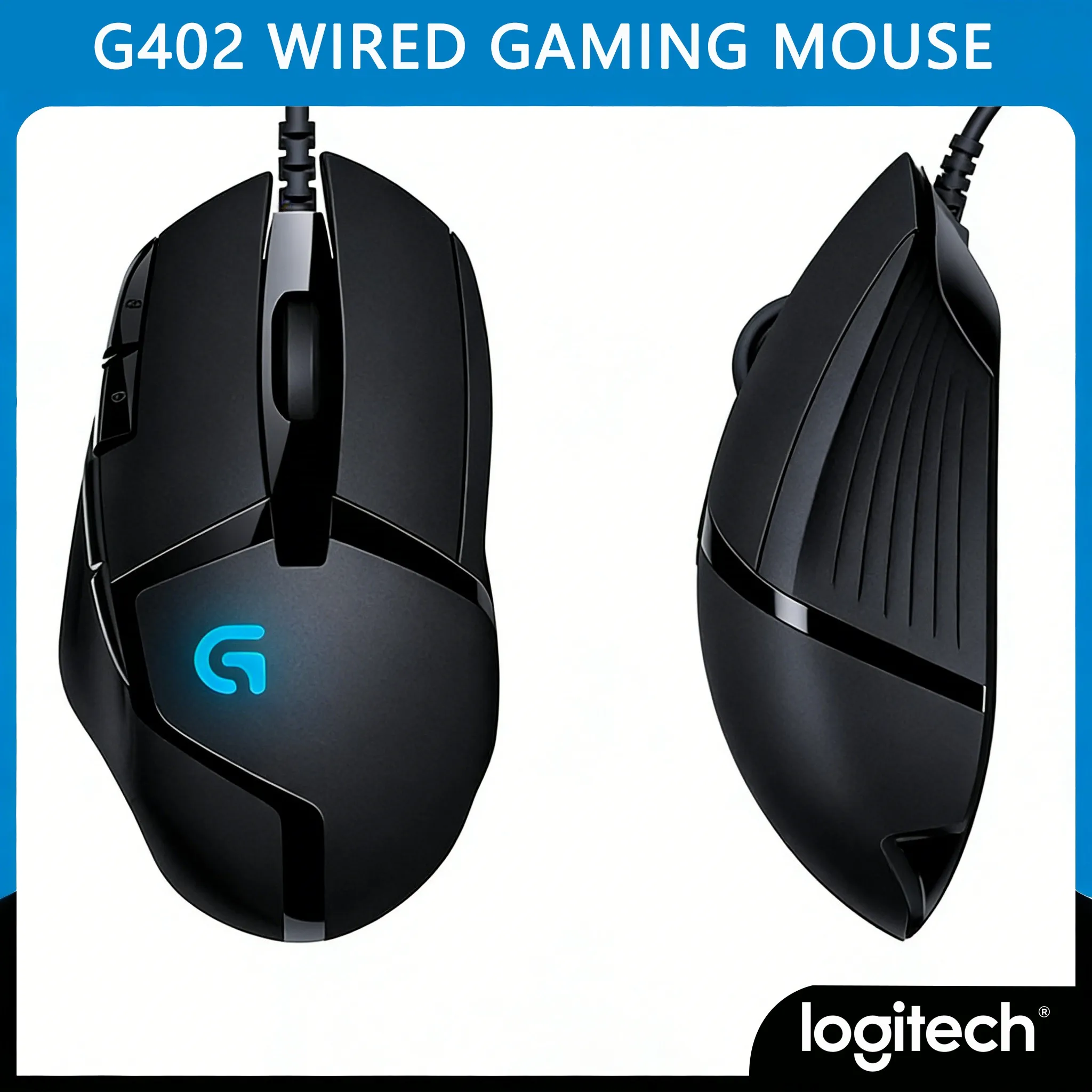 

G402 Wired Macro Programming Mouse 8 Keys Laptop Gaming Compatible