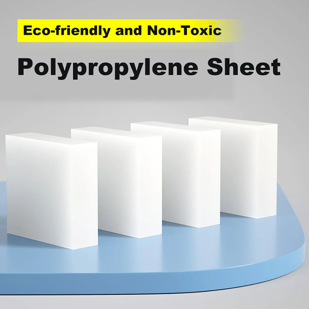 White Polypropylene Sheet PP Plate Plastic Board Size 50x50mm 50x100mm 100x100mm 100x200mmThick 1-40mm