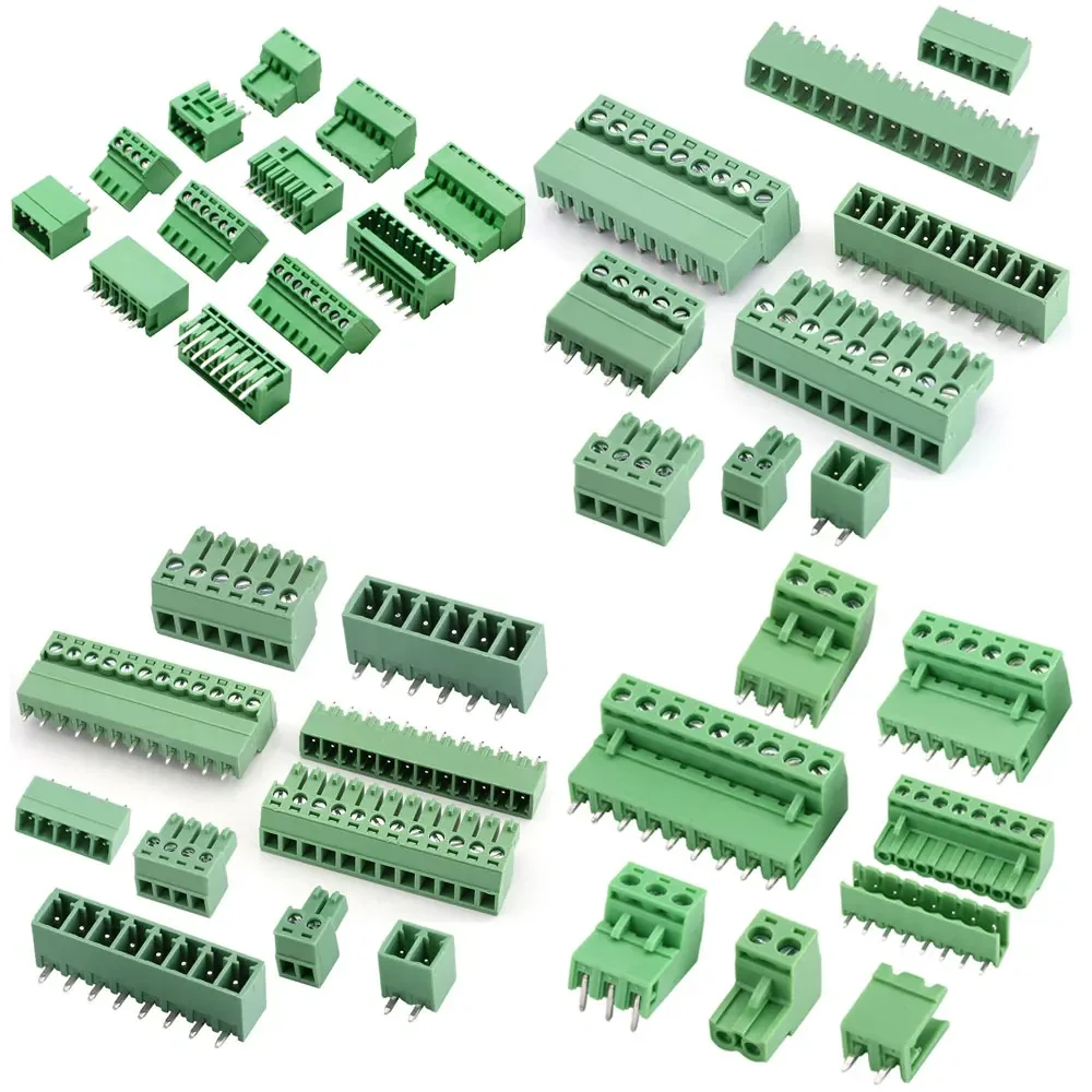 

15EDG KF2EDG 2.54mm 3.5mm 3.81mm 5.08mm PCB Screw Terminal Block 2 3 4 5-16Pin Male Plug Female Socket Pin Header Wire Connector