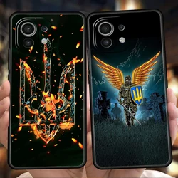 U-Ukraine Flag Phone Case for Xiaomi Mi 14 13 12 11 Ultra 13T 12T Poco C51 F3 F4 F5 X3 X4 NFC M3 Pro Lite 5G Silicone Cover Bags